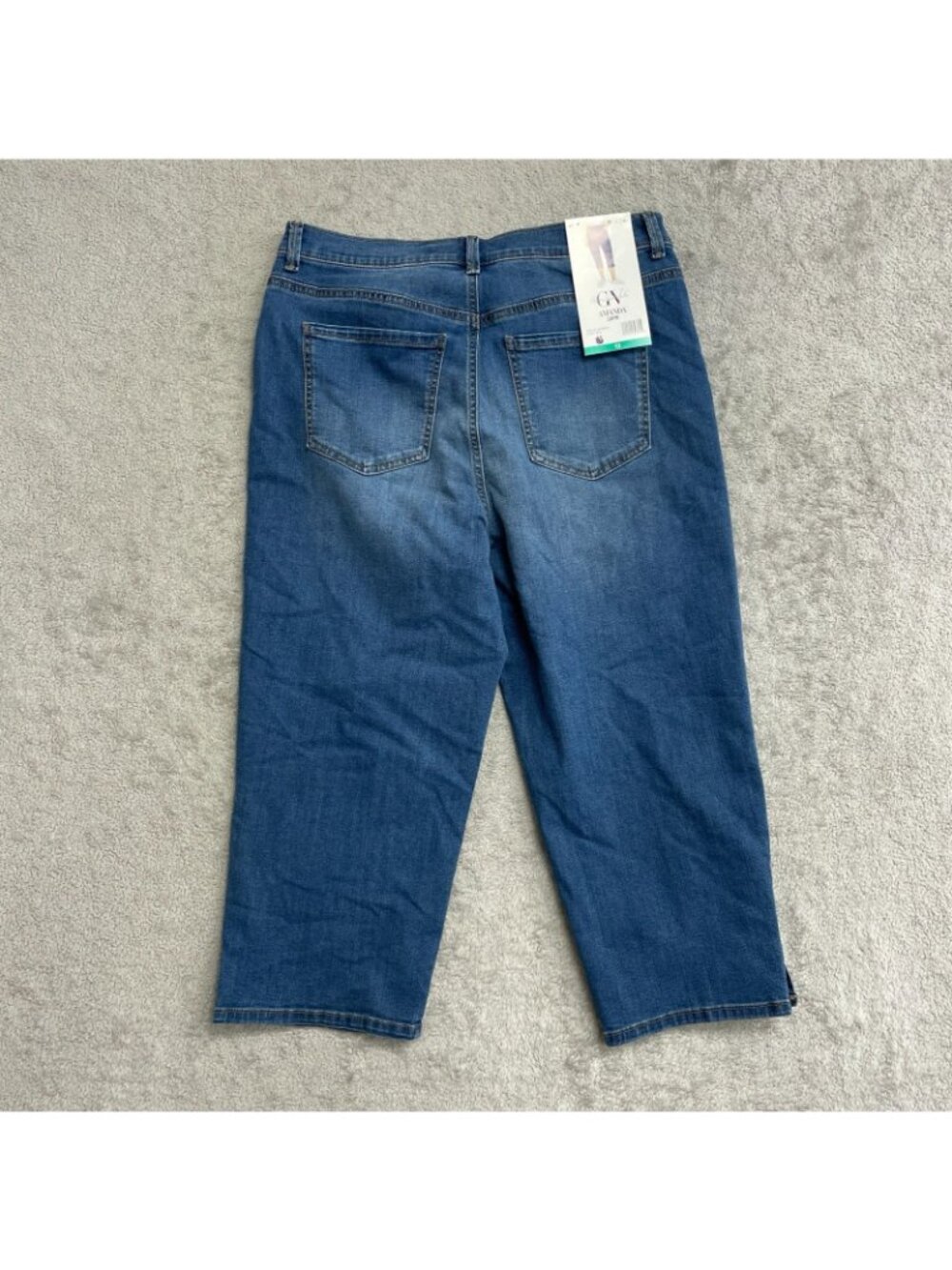 NWT Gloria Vanderbilt Amanda Jean Capris Women's 12  High-Rise Stretch B0714 - Picture 5 of 15